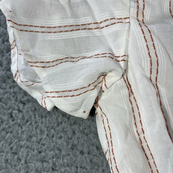 MEADOW RHODES JUMP SUIT WOMENS SMALL WHITE ROMPER ONE PIECE NWT NEW STRIPE *READ - Picture 13 of 14